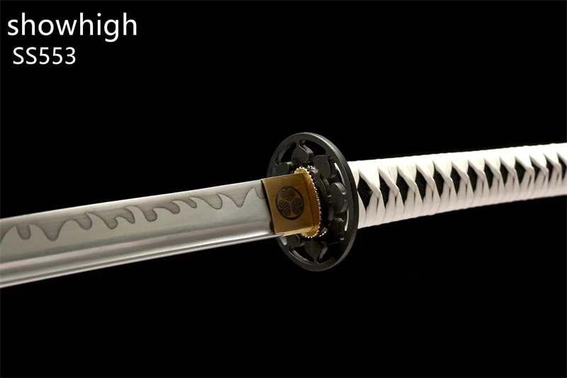 Handmade  T10 fancy hamon katana Swords ss553