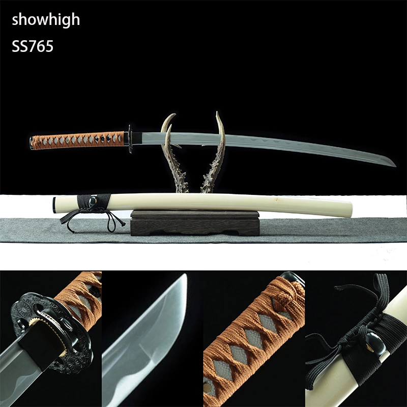 handmade carbon steel katana sword ss765