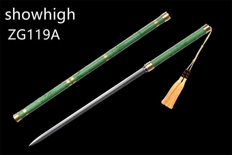 high quality spring steel sword with metal  scabbard ZG119A