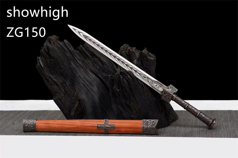 mini sword with red wood scabbard ZG150