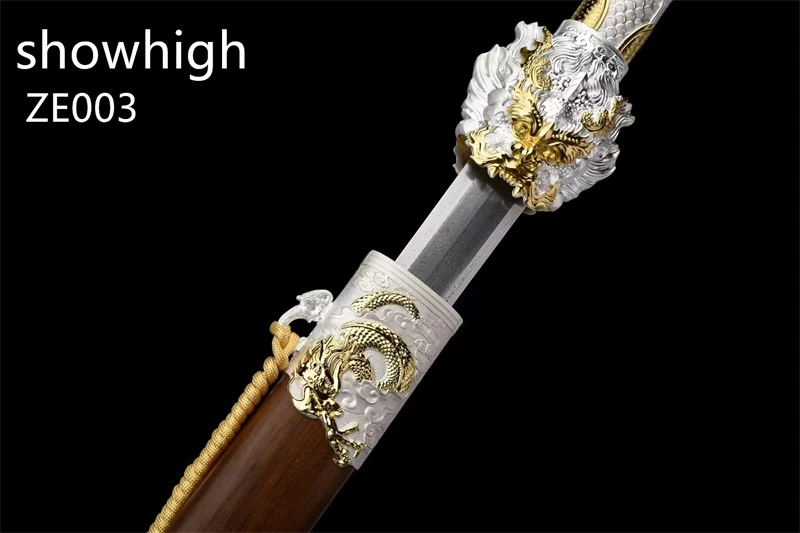 handmade King dragon damascus sword ZE003
