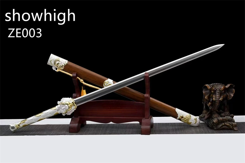 handmade King dragon damascus sword ZE003