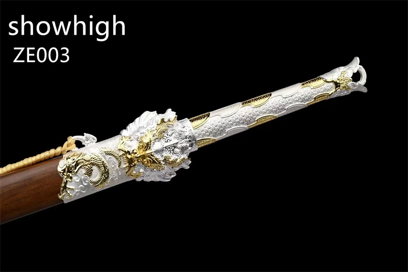 handmade King dragon damascus sword ZE003