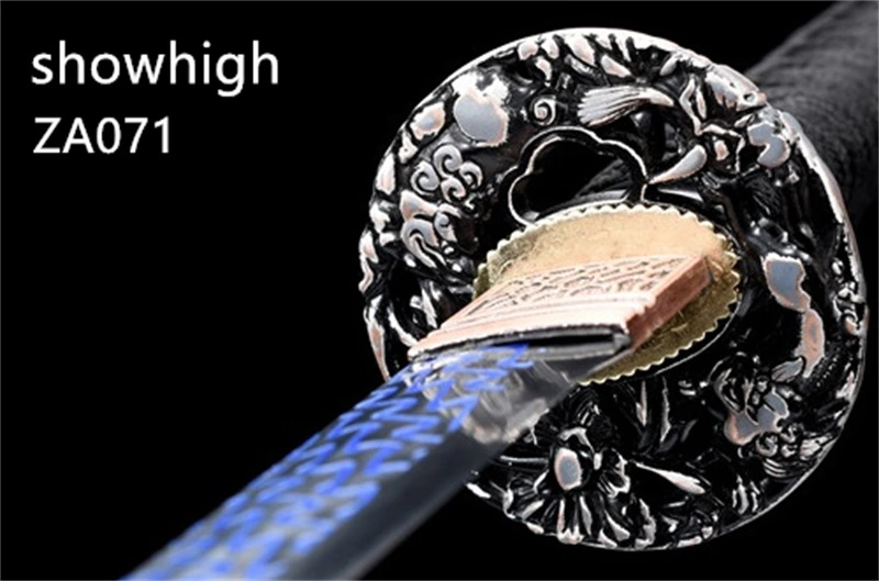 blue katana sword ZA071