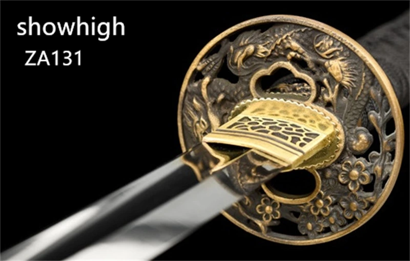 twisted damascus dragon katana sword ZA131