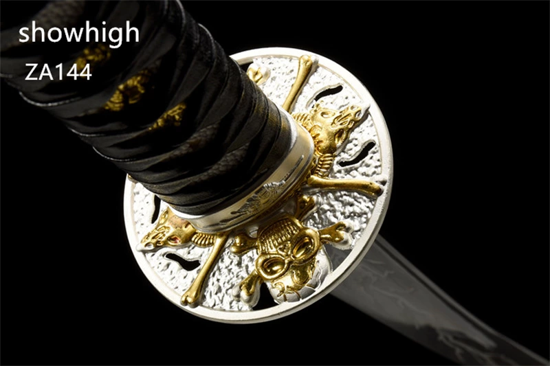 lightning skull katana sword ZA144
