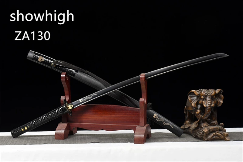 snake black katana sword ZA130