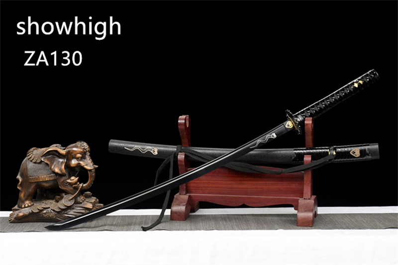 snake black katana sword ZA130