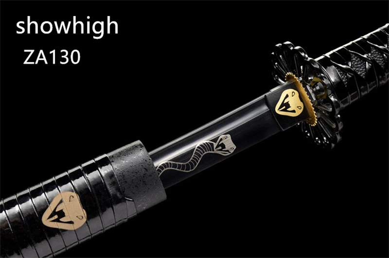snake black katana sword ZA130