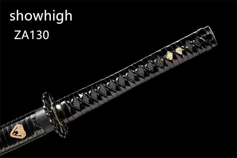 snake black katana sword ZA130