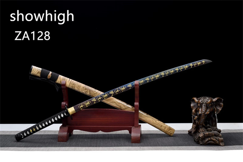 gold fish katana sword ZA128