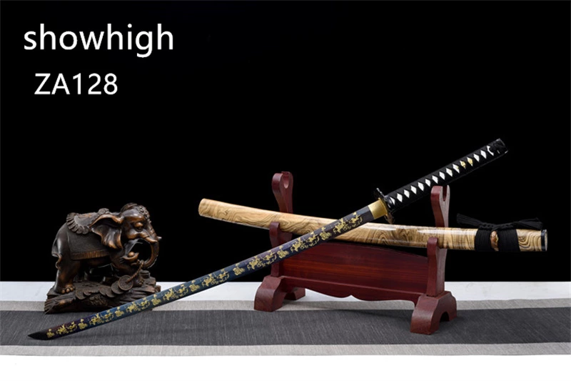 gold fish katana sword ZA128