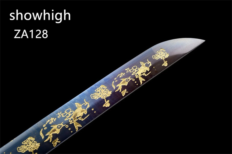 gold fish katana sword ZA128