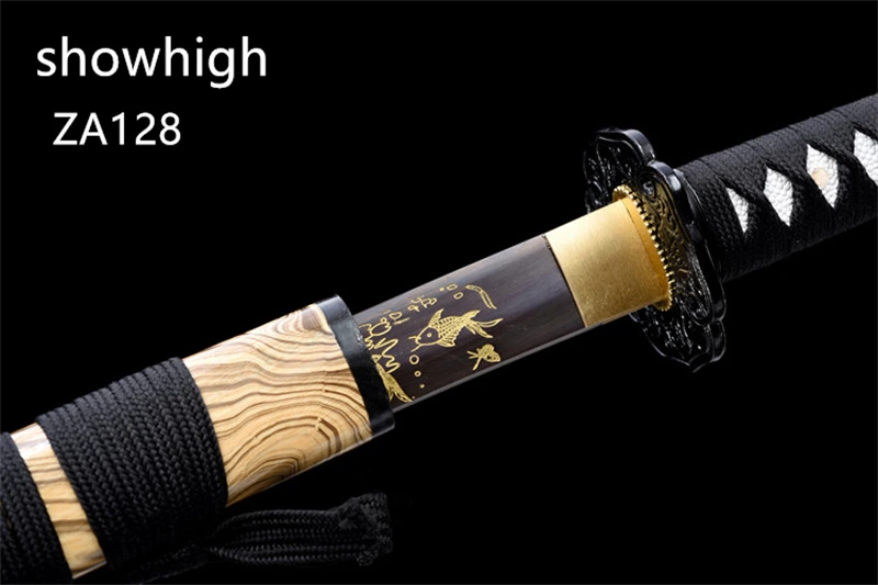 gold fish katana sword ZA128