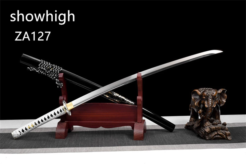 manual grind high carbon katana sword ZA127