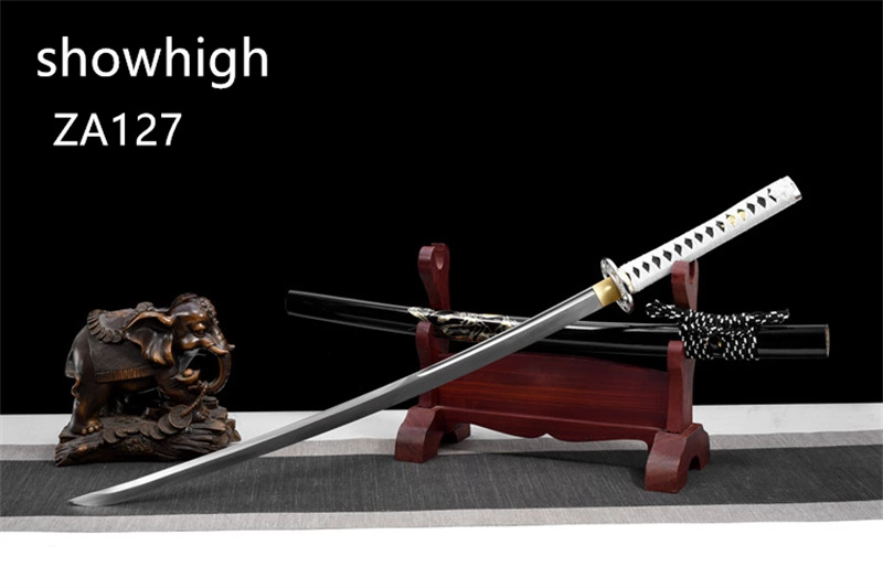 manual grind high carbon katana sword ZA127