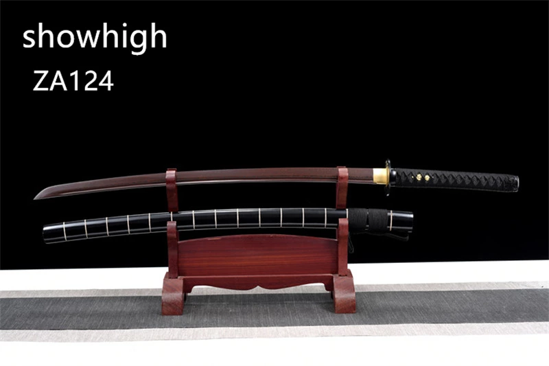 purple  damascus katana swords ZA124