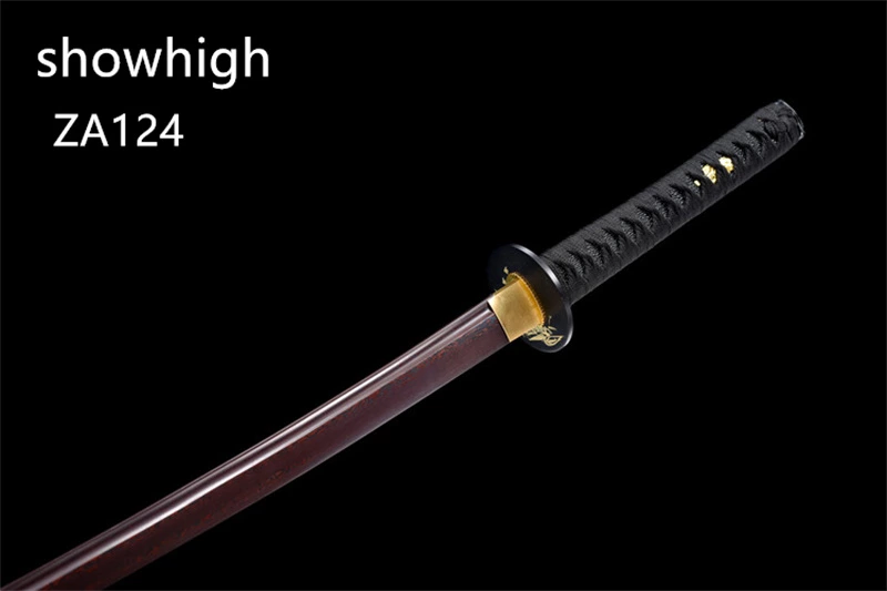 purple  damascus katana swords ZA124
