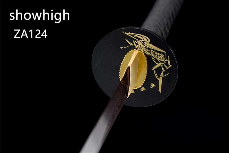 purple  damascus katana swords ZA124
