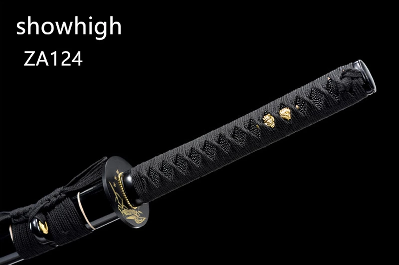 purple  damascus katana swords ZA124