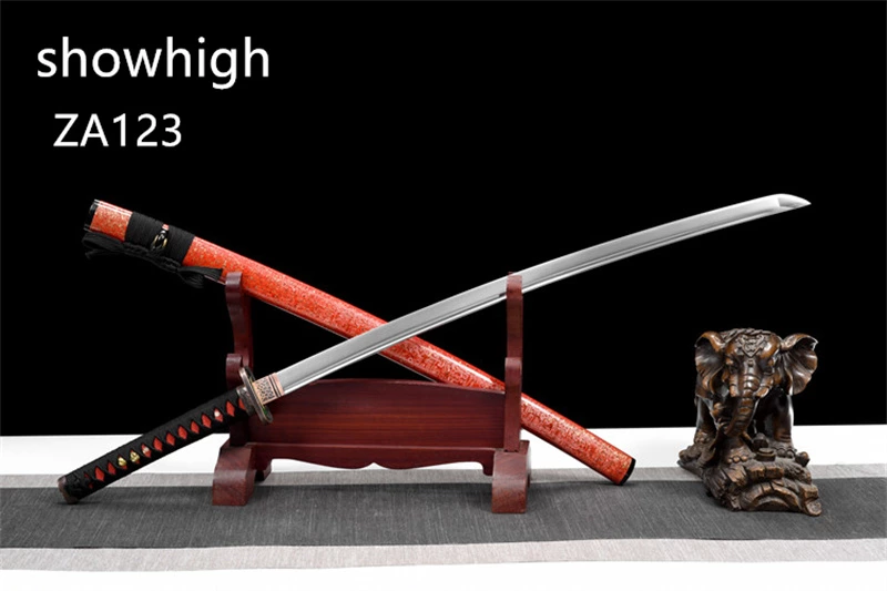 hand forged high carbon steel katana sword ZA123