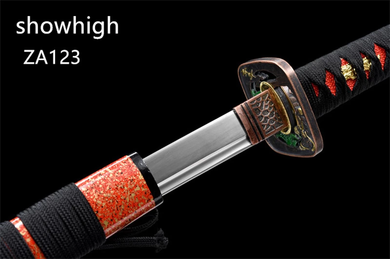 hand forged high carbon steel katana sword ZA123