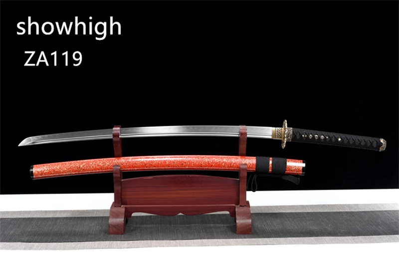 T10 real hamon katana sword ZA119