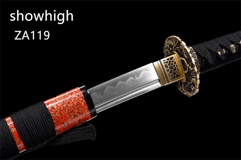 T10 real hamon katana sword ZA119