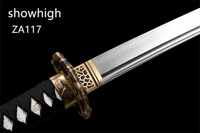 handmade damascus katana sword ZA117