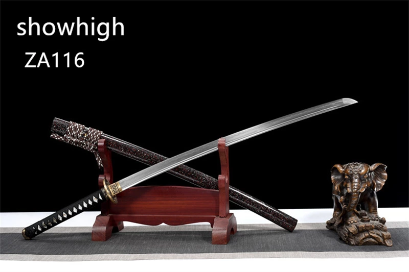 T10 real hamon dragon katana sword ZA116