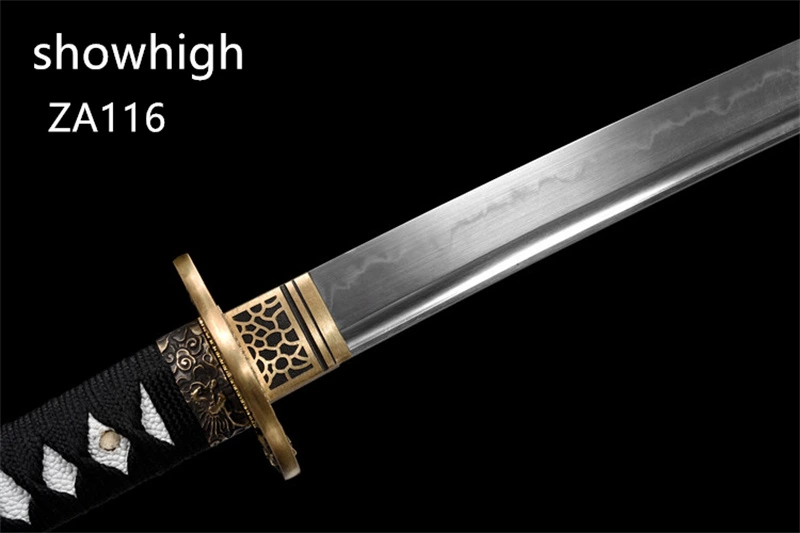 T10 real hamon dragon katana sword ZA116