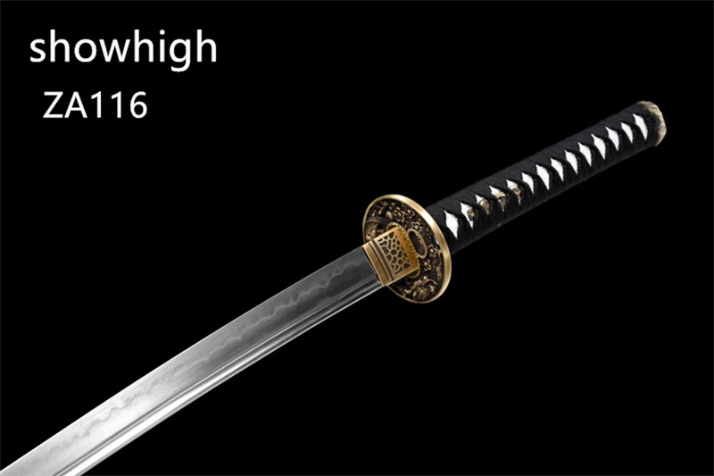 T10 real hamon dragon katana sword ZA116