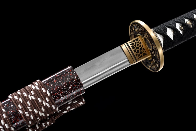 T10 real hamon dragon katana sword ZA116