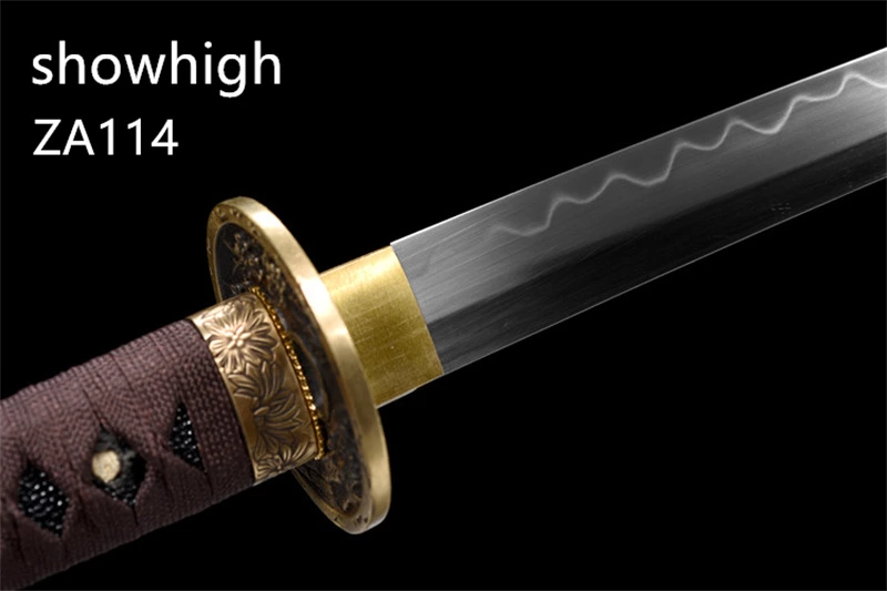 T10 real hamon dragon katana sword ZA114