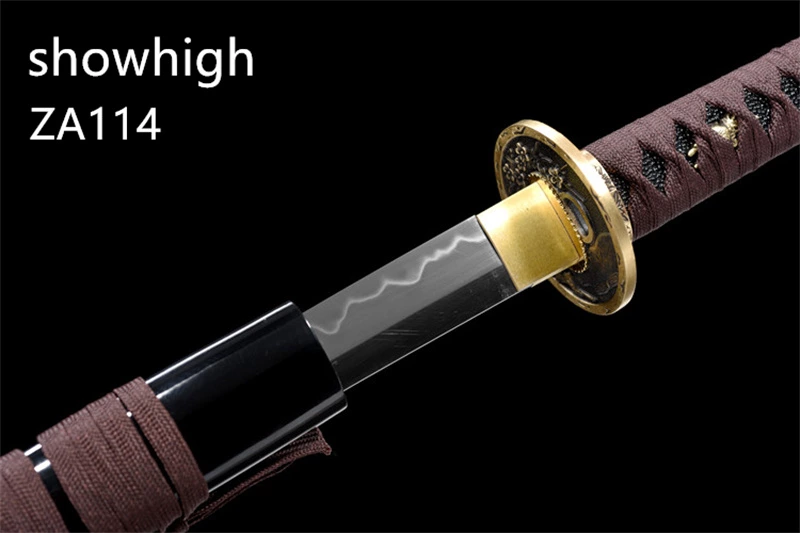 T10 real hamon dragon katana sword ZA114