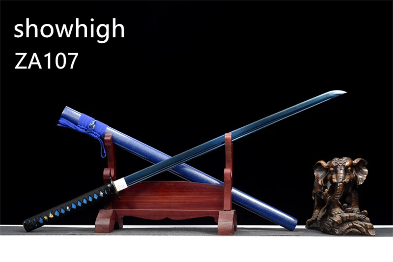 blue ninja katana sword ZA107