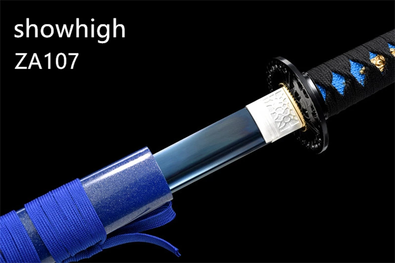 blue ninja katana sword ZA107