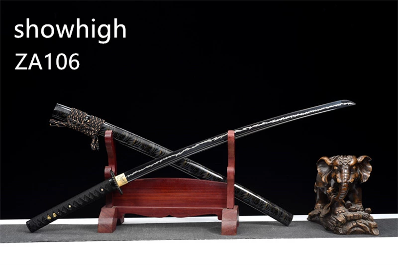 black katana sword ZA106