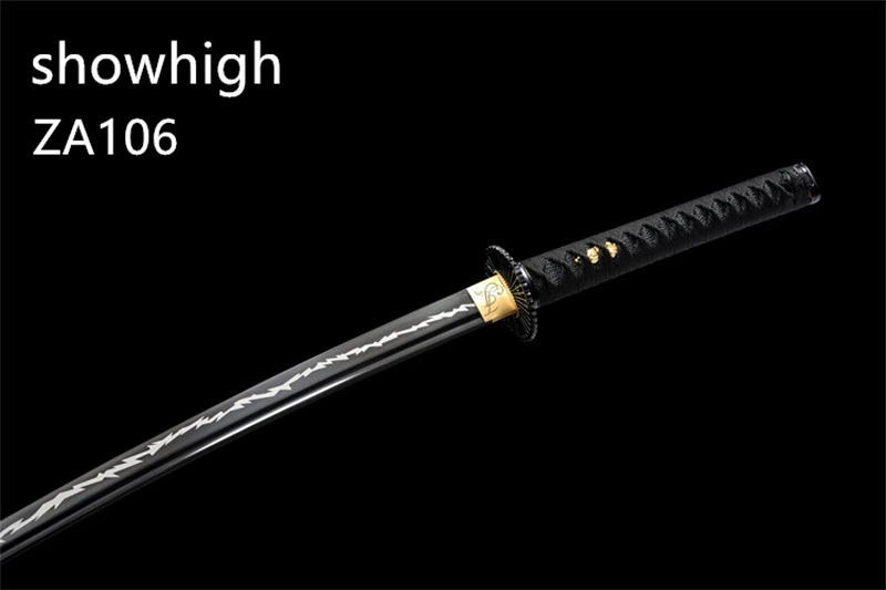 black katana sword ZA106