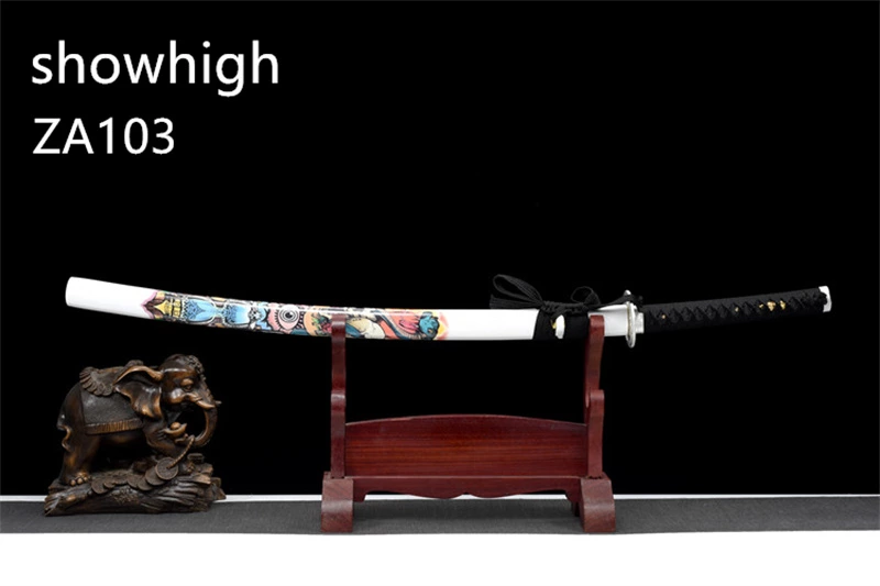 T10 real hamon snake katana sword ZA103