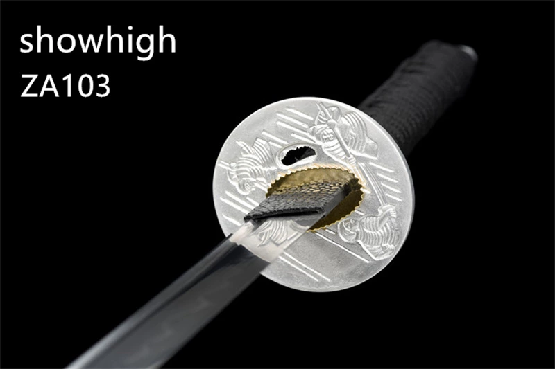 T10 real hamon snake katana sword ZA103