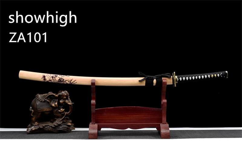 hand forged T10 real hamon katana sword ZA101