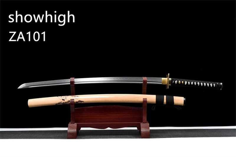 hand forged T10 real hamon katana sword ZA101