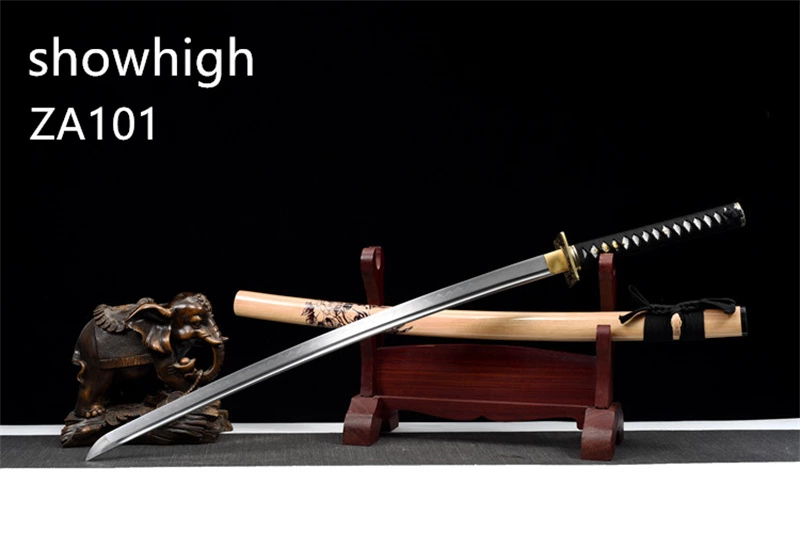 hand forged T10 real hamon katana sword ZA101