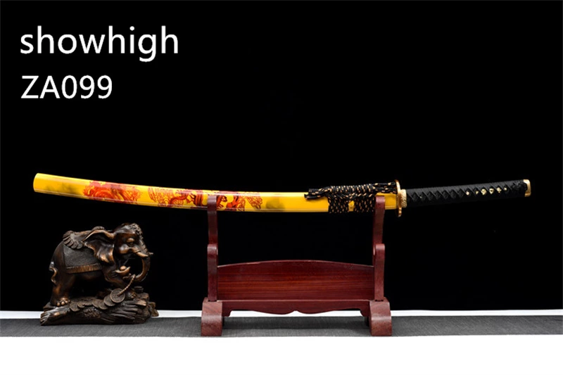 red dragon damascus katana sword ZA099