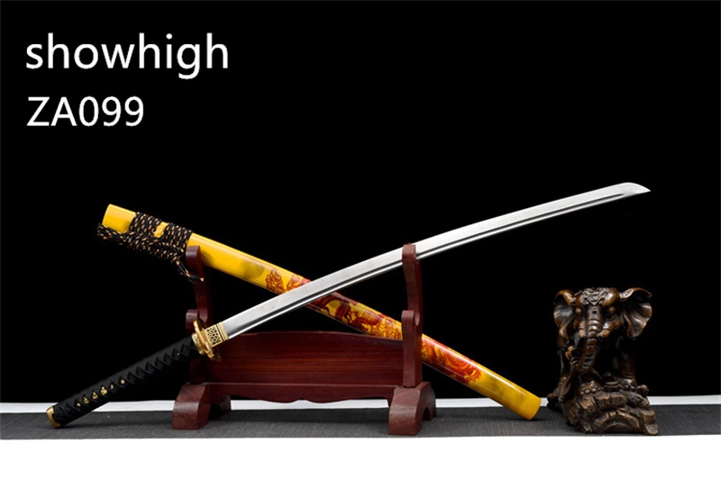 red dragon damascus katana sword ZA099