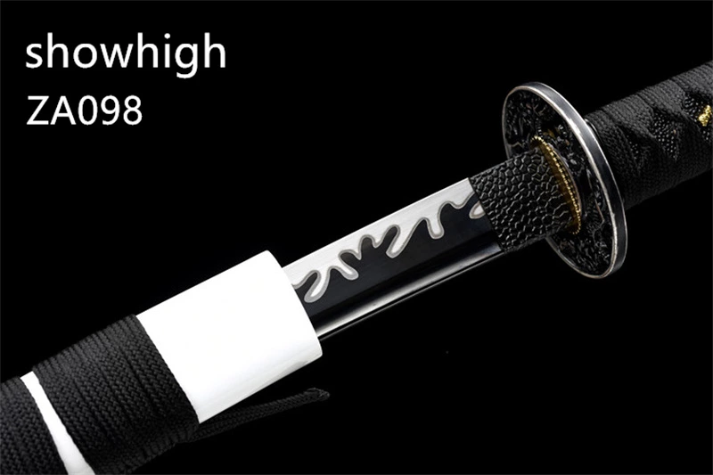 red  dragon black katana sword ZA098