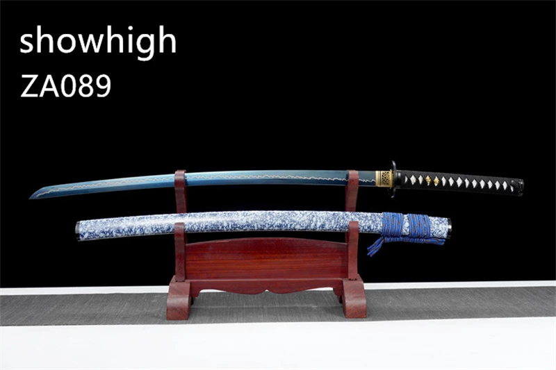 blue katana sword ZA089