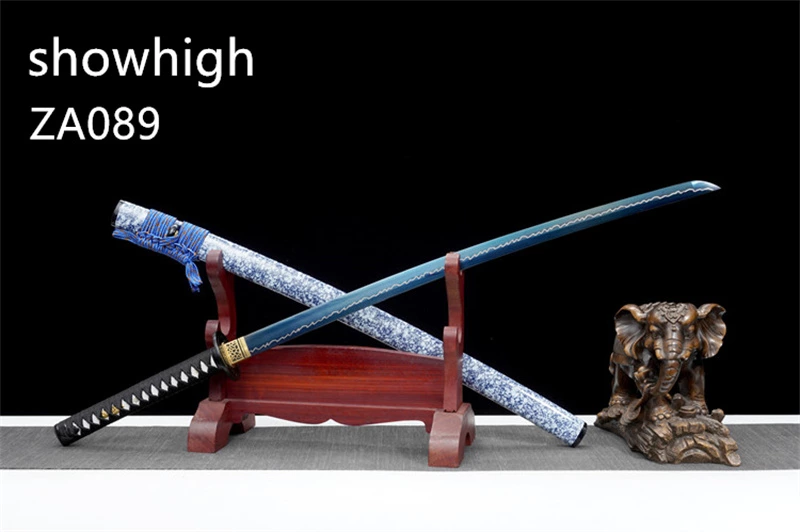 blue katana sword ZA089