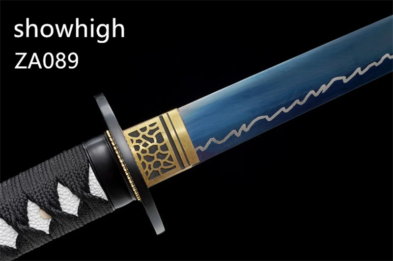 blue katana sword ZA089